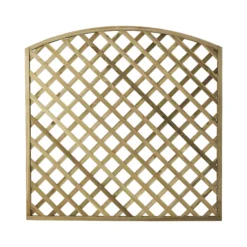 Garden World Shop -Garden World Shop arched pine trellis panel w 180cm x h 180cm3663602430360 01bq