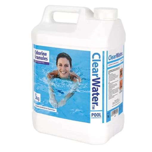 Clearwater Chlorine Granules 5kg -Garden World Shop clearwater chlorine granules 5kg5031470039028 08c bq