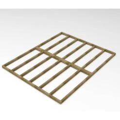 Garden World Shop -Garden World Shop forest 10x8 timber shed base l 242cm x w 295cm assembly service included5013053182239 01c bq